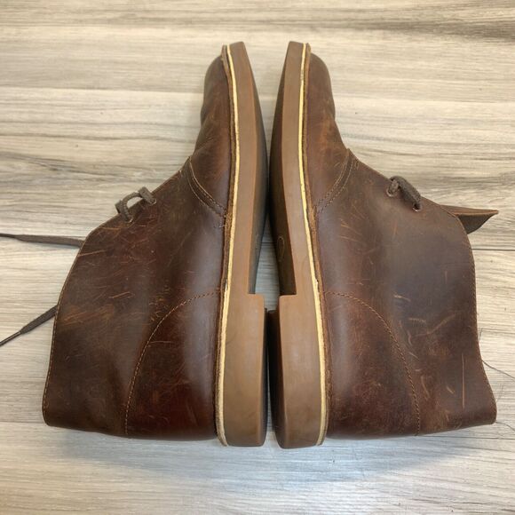 Clarks Men\'s Bushacre 2 Chukka Boot Desert Leather Brown‎ US 11.5 M main image 9